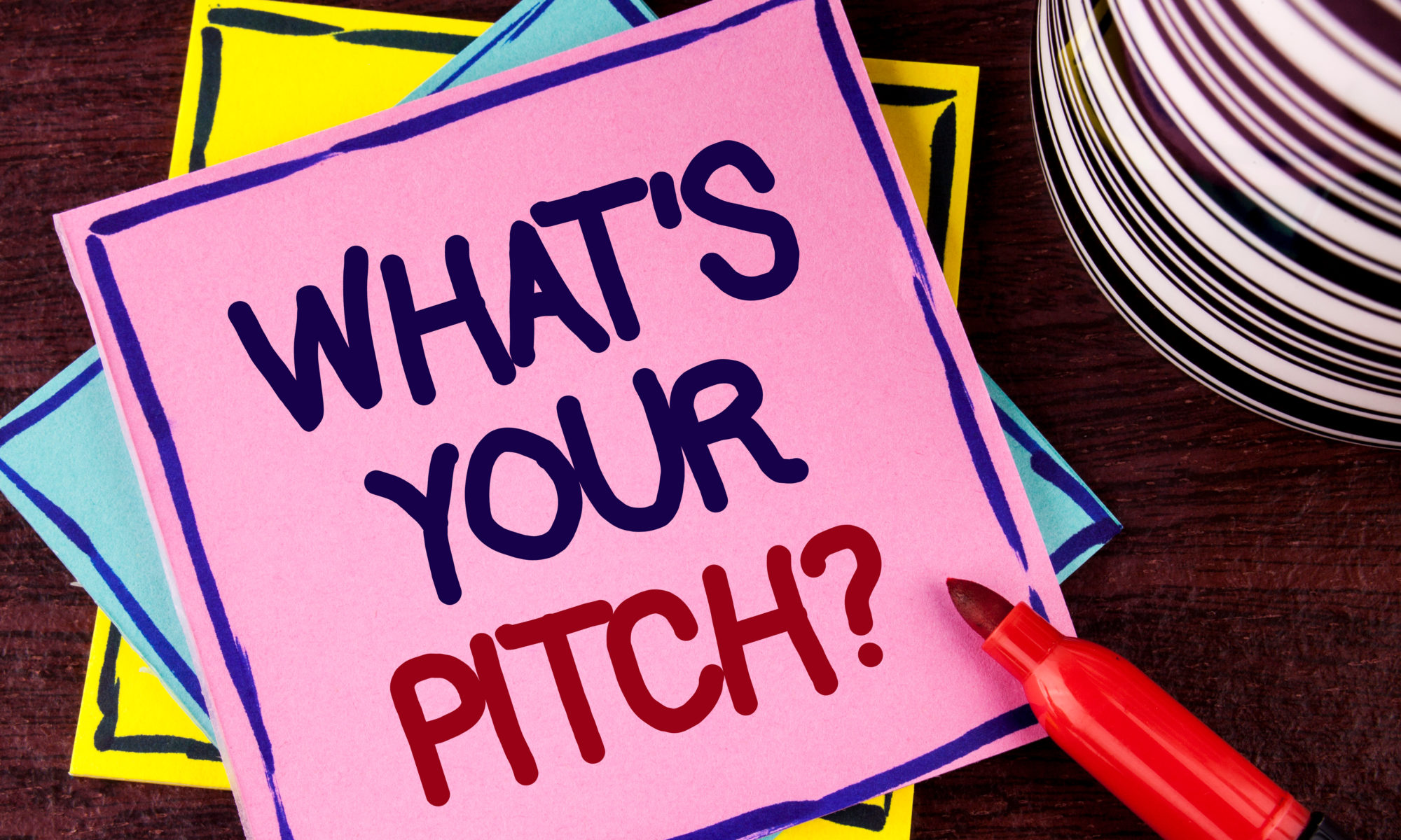 Pitch, Pitch Pixar et 1ere page de magazine,