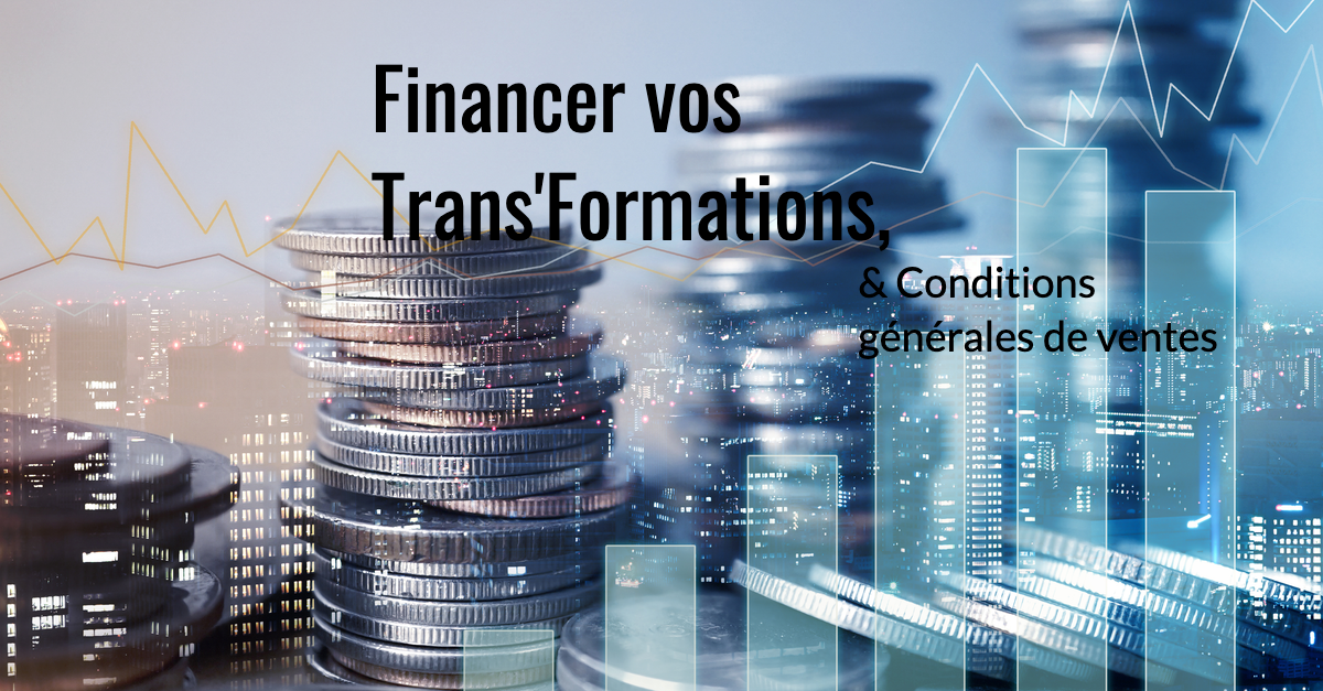 Financement, CGV, conditions générales de vente