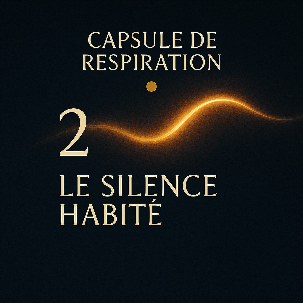 Capsule de respiration Capsule 2 le silence habité